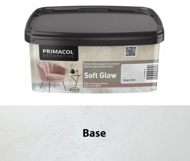 Farba dekoracyjna Soft Glow Base (G0) 1 l – efekt miękkiego piasku do barwienia